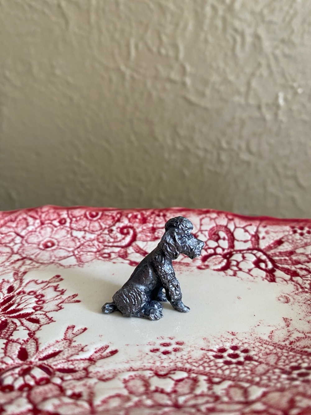 🩶Vintage🩶Pewter Miniature Puppy Figurine - Picture 4 of 14